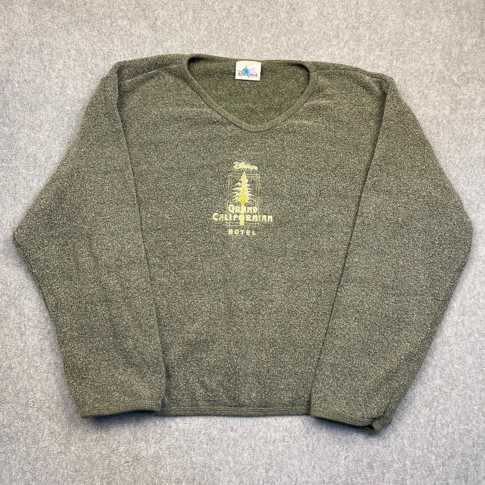 Vintage Disney Grand Californian Hotel Sweatshirt Women's XL Green USA